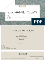 Diamante Poems