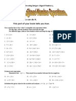 Homework: Adding and Subtracting Integers (Signed Numbers)