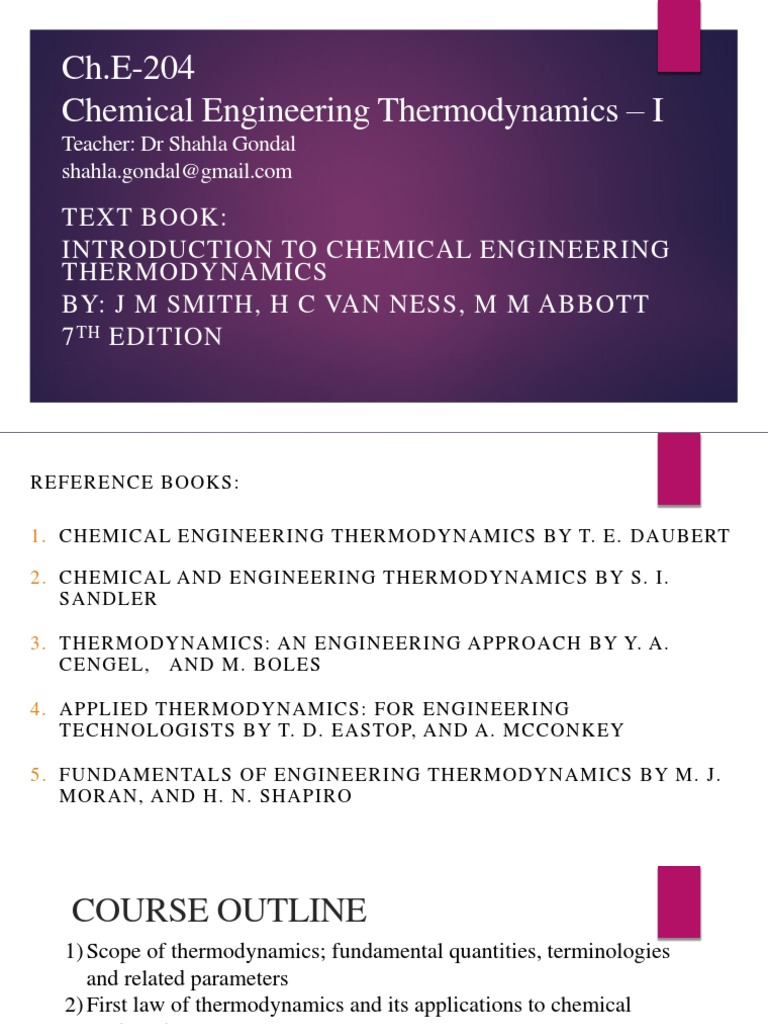 Thermodynamics Lecture 1 | PDF | Laws Of Thermodynamics | Thermodynamics