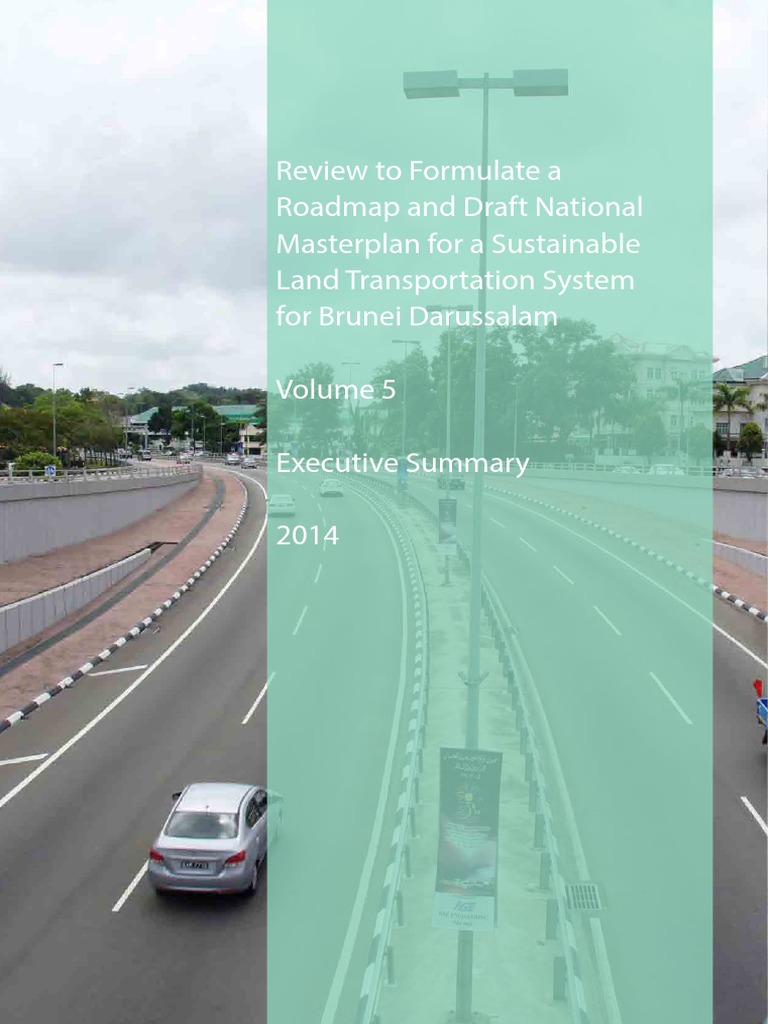Land Transport Master Plan Pdf Brunei Strategic Management