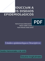 Introducción A Los Diseños Epidemiológicos