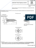 DIN 7981 1984 Cross Recessed Pan Head Tapping Screws PDF