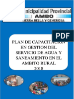 Plan de Gestion Del Servicio