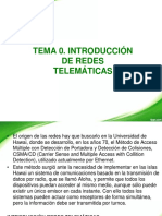 Tema 0. (Teoría) Introducción de Redes Telemáticas