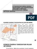 Kondisi Daerah Tangkapan Sungai Bawah Tanah Karst Gunungsewu