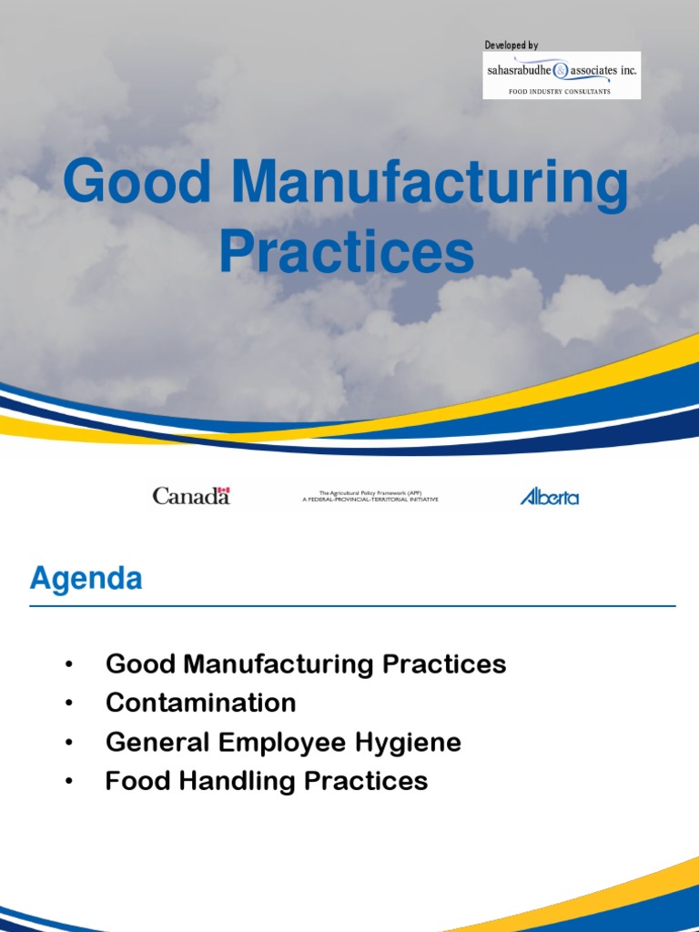 Good Manufacturing Practices PP | PDF