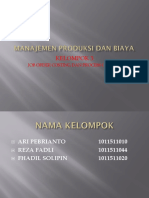 Manajeman Produksi Dan Biaya