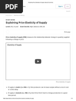 Explaining Price Elasticity of Supply - Tutor2u Economics