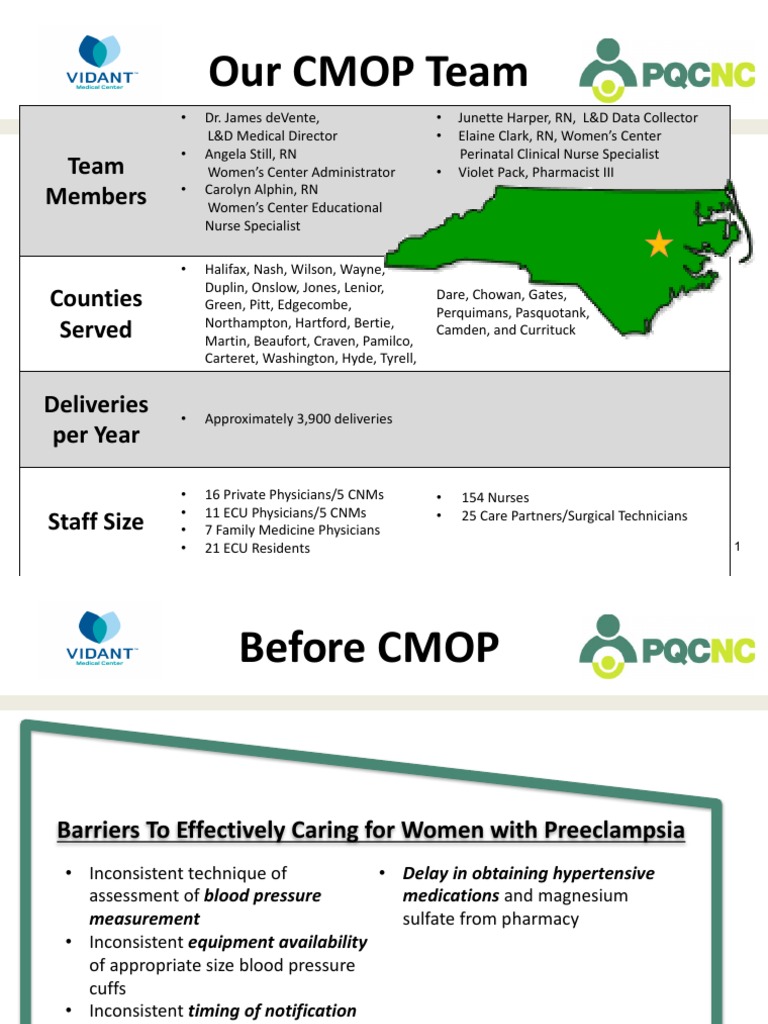 PQCNC OBH Kickoff CMOP Learning Session - Our CMOP Journey | PDF ...