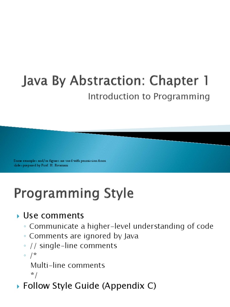 Chapt 01 | PDF | Scope (Computer Science) | Java (Programming Language)