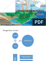 1a. Pengenalan Hidrologi I