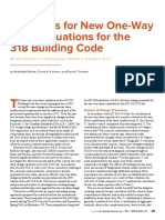 Proposals For New One-Way Shear Equations For The 318 Building Code