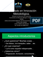 Taller II Diplomado en Innovacion Metodologica