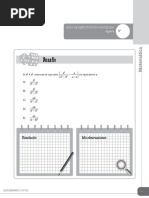 Guia #4 Algebra