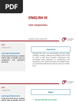 English Iii: Unit: Comparisons