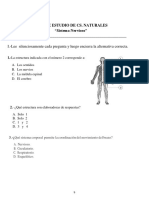 Guía de Cs Naturales Sistema Nervioso