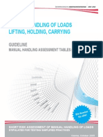 Guideline Short Assessment of Lifting Holding and Carrying