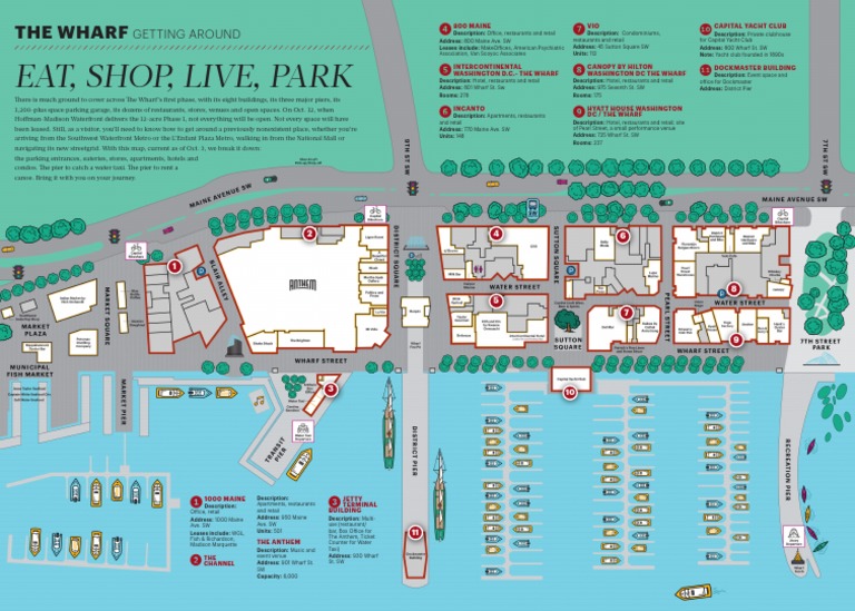 The Wharf Map 100617 | Industries | Transport