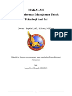 Download MAKALAH Sistem Informasi Manajemen untuk Teknologi Saar Ini by Inesia Dewi SN360801300 doc pdf