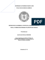 Obtención de Oligómeros A Partir de La Degradación de Pet para La Formación de Resinas Poliéster Insaturadas