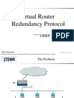Virtual Router Redundancy Protocol : ZTE University