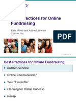 5 Convio Best Practices for Online Fundraising