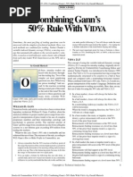 Gann 50% Rule With Vidy-A