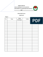 Format Daftar Hadir Peserta