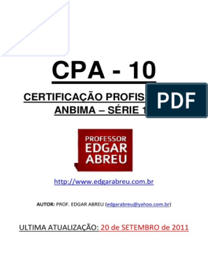 Apostilacpa10 2023 PDF, PDF, Inflação