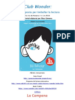 Club Wonder Guia Lectura PDF