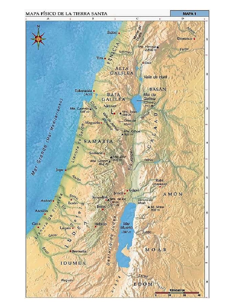 Mapa Físico de Israel.pdf