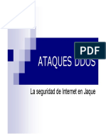 Ataques DDOS - La Seguridad de Internet en Jaque