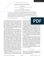 Hydrodynamic Modes For Granular Gases: Department of Physics, University of Florida, Gainesville, Florida 32611, USA