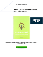 Autocontrol Spanish Edition by Kelly Mcgonigal