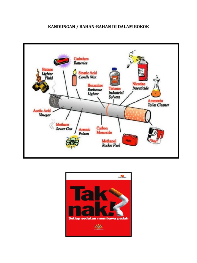 Bahaya dan Kandungan Rokok | PDF