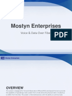 Mostyn Enterprises: Voice & Data Over Fiber