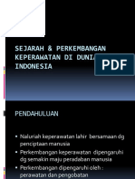 Sejarah & Perkembangan Keperawatan Di Dunia & Di Indonesia
