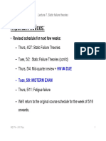 Lecture 7 - Static Failure Theories