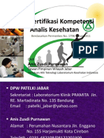 Sertifikasi Analis Kesehatan