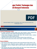 2.2 Perkembangan Terkini, Tantangan Dan Prospek Ekonomi Indonesia