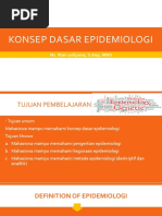 Konsep Dasar Epidemiologi