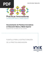 Plantilla prácticas innovadoras