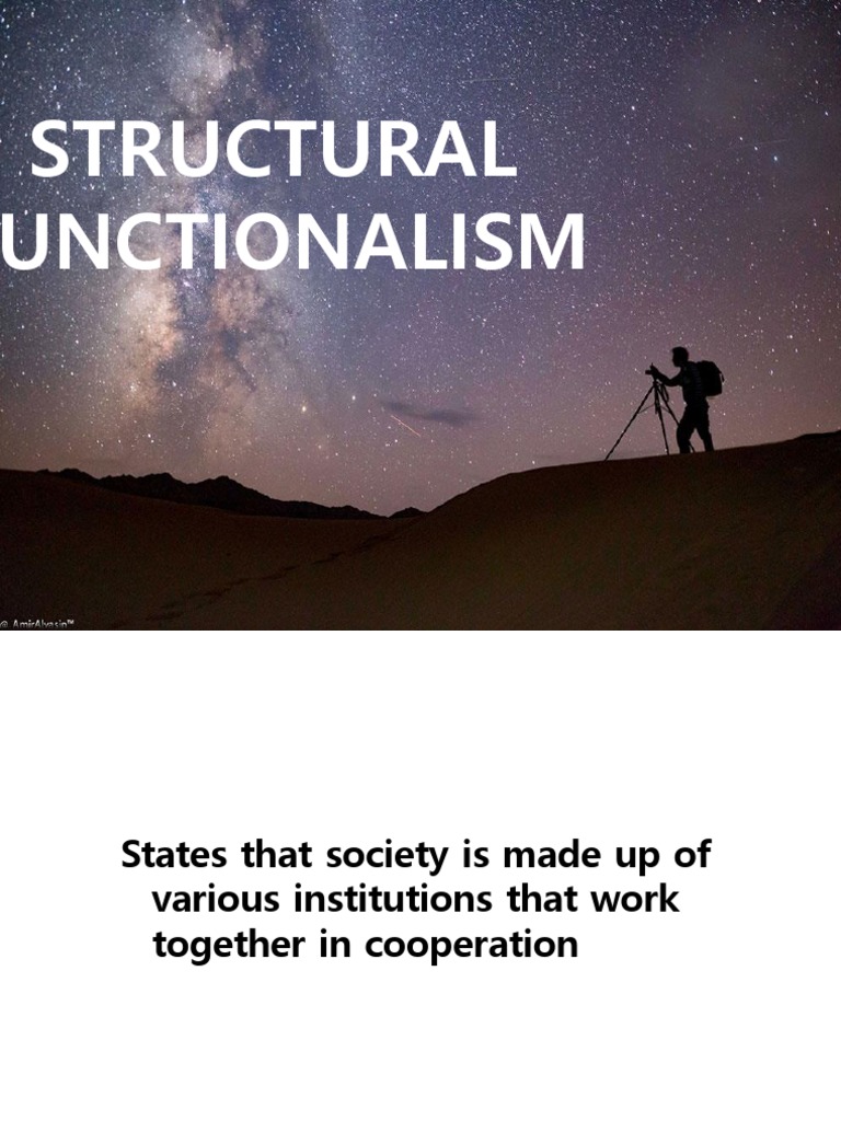 Structural Functionalism | PDF | Career & Growth