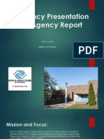 Ahs 8100 Week 5 Agency Report Presentation