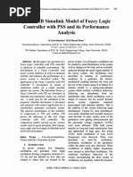 24 IEEE MATLAB Simulink Model of Fuzzy Logic Controller With PSS and Its Performance Analysis - Noty PDF