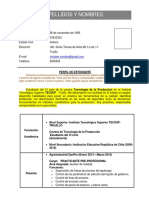 2. Formato de CV - Modelo Alumnos