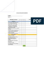 Lista de Cotejo