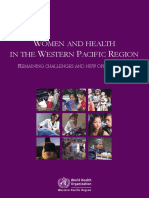 Women and Health in The WPR Full Report