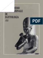 SESTO CONGRESSO INTERNAZIONALE DI EGITTOLOGIA Atti VOLUME II