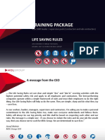 Training Package: Life Saving Rules